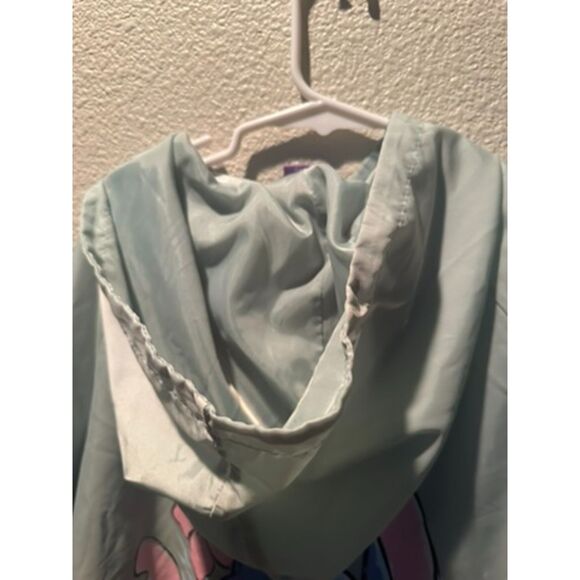 NWOT Disney Stich Mint Color Girl Hooded Windbreaker Style Size 16-XL - Picture 9 of 9